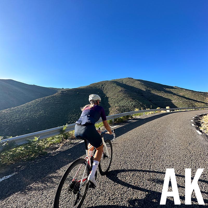 Cycling through the spanish mountains