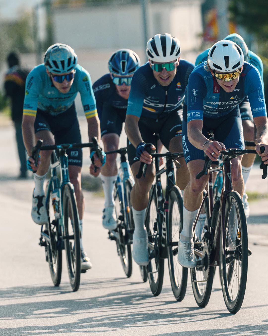 Front photo of the riders of Team Airtox Carl in Rhodes.