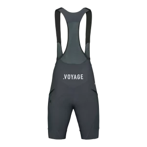 Willing Able Titan Gravel Bib: Premium comfort, OEKO-TEX® fabric, secure pockets & pro-level chamois. In black.