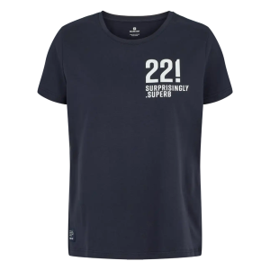 Women's Natural Logo Tee - 22! Dark Navy