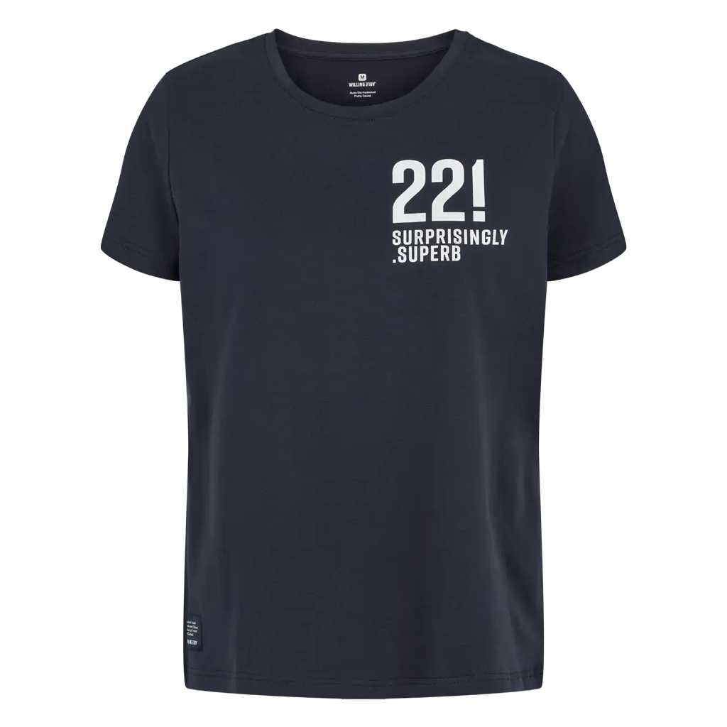 Women's Natural Logo Tee - 22! Dark Navy